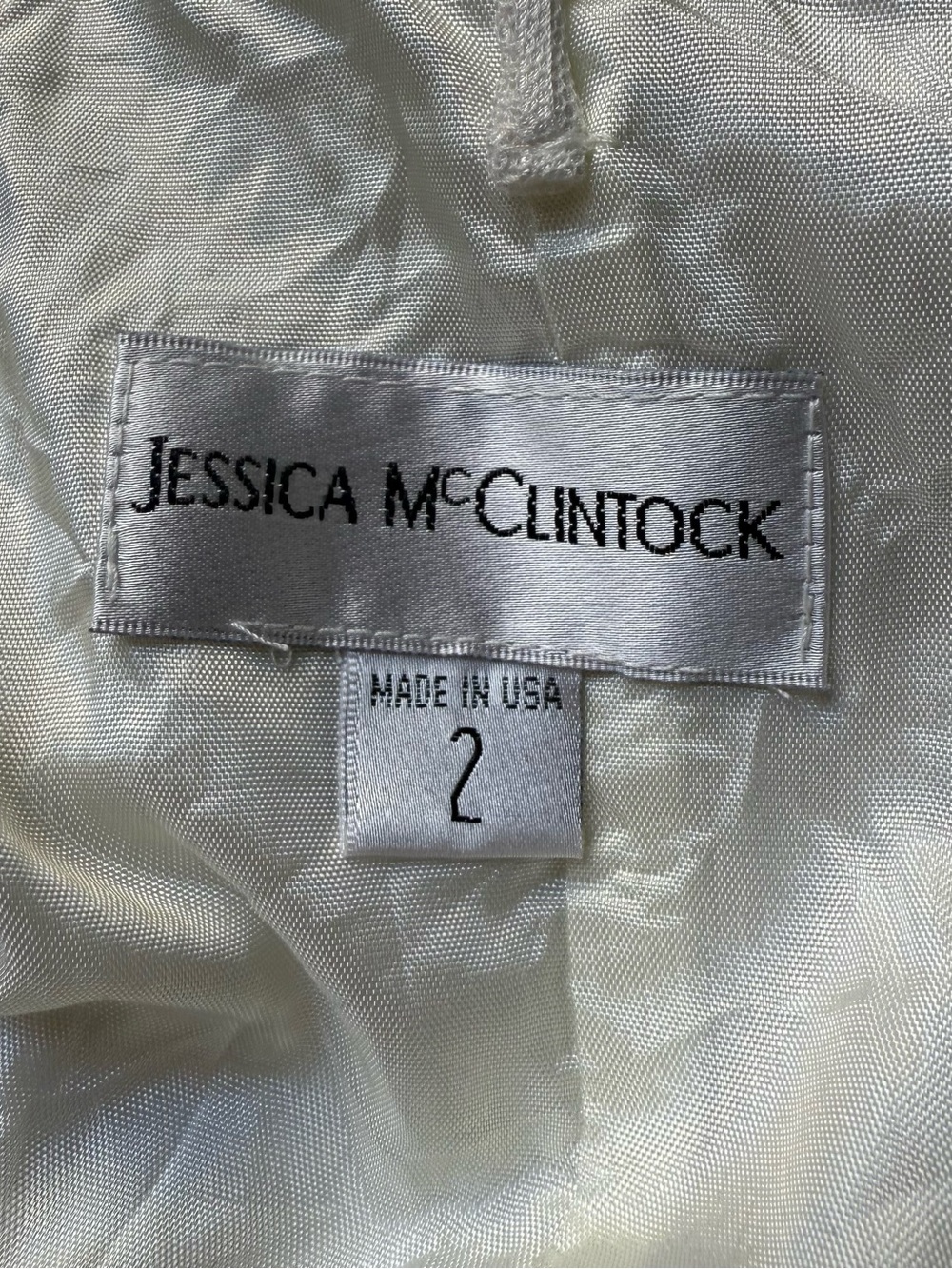 Jessica McClintock Black & White dress (Vintage) - Picture 7 of 8